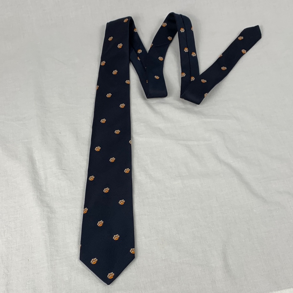 Tiger Paw Men’s Tie Navy Blue Ram Collection